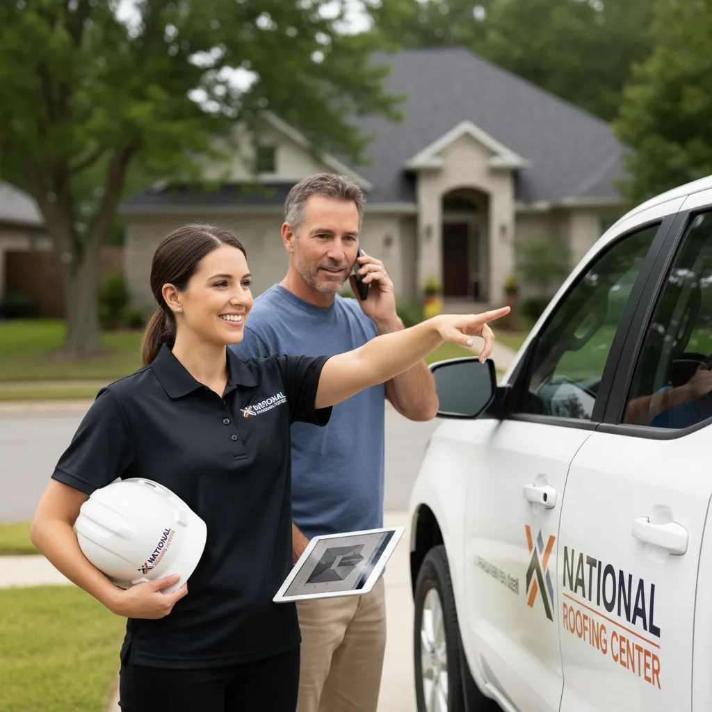 National Roofing Center customer support in Ovalo